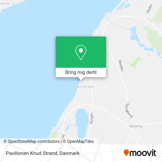 Pavillonen Knud Strand kort