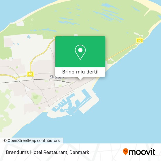Brøndums Hotel Restaurant kort