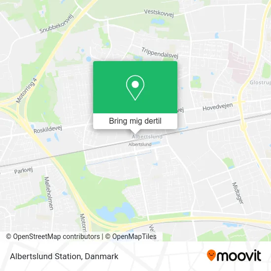 Albertslund Station kort