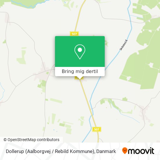 Dollerup (Aalborgvej / Rebild Kommune) kort
