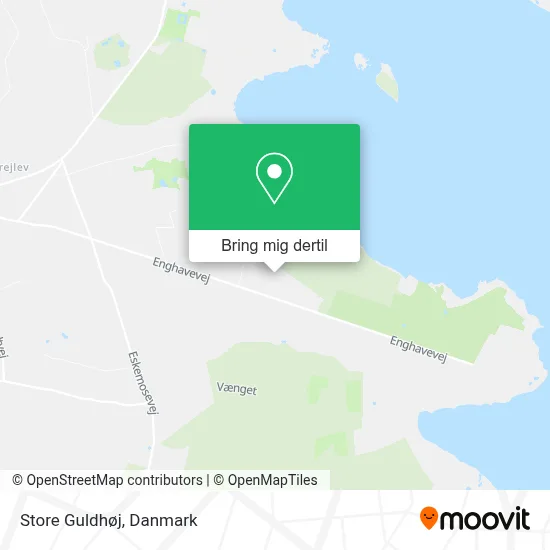 Store Guldhøj kort