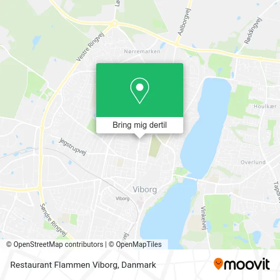Restaurant Flammen Viborg kort