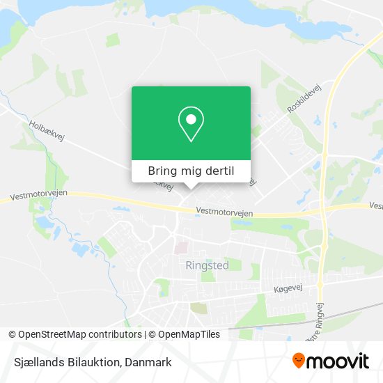 Sjællands Bilauktion kort