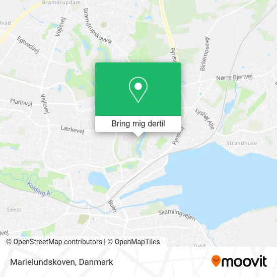 Marielundskoven kort