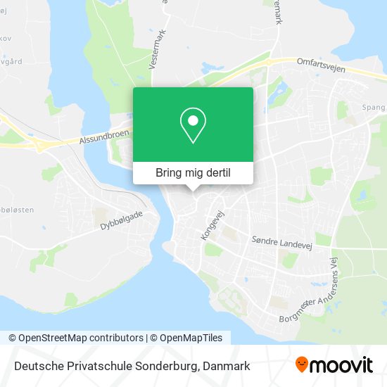 Deutsche Privatschule Sonderburg kort