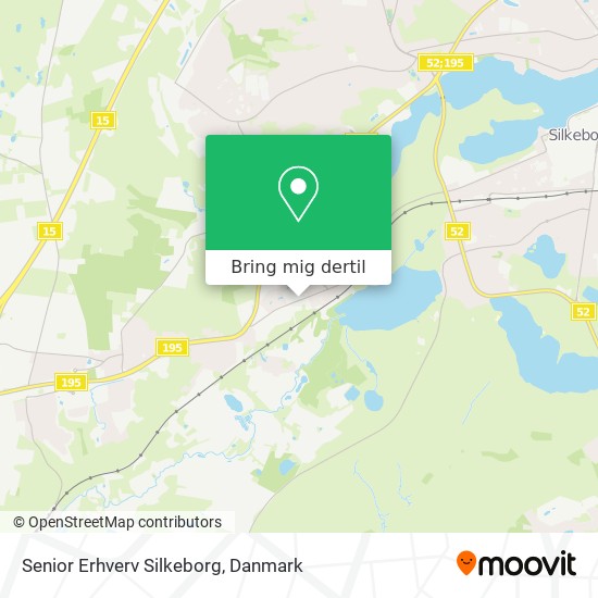 Senior Erhverv Silkeborg kort