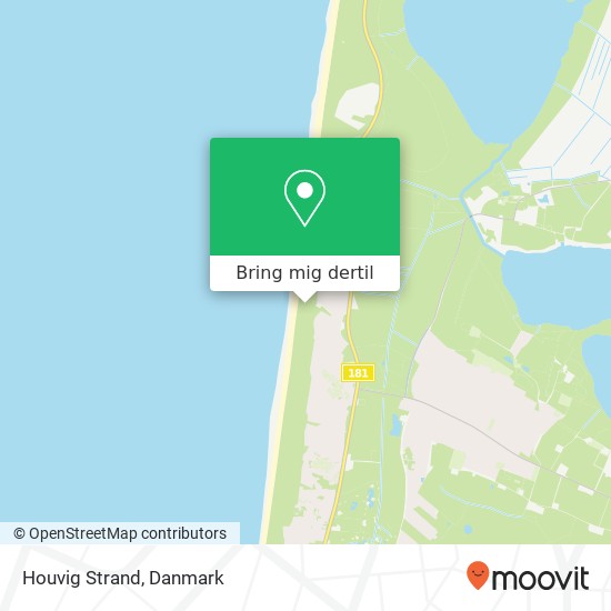 Houvig Strand kort