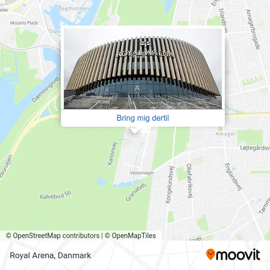 Royal Arena kort