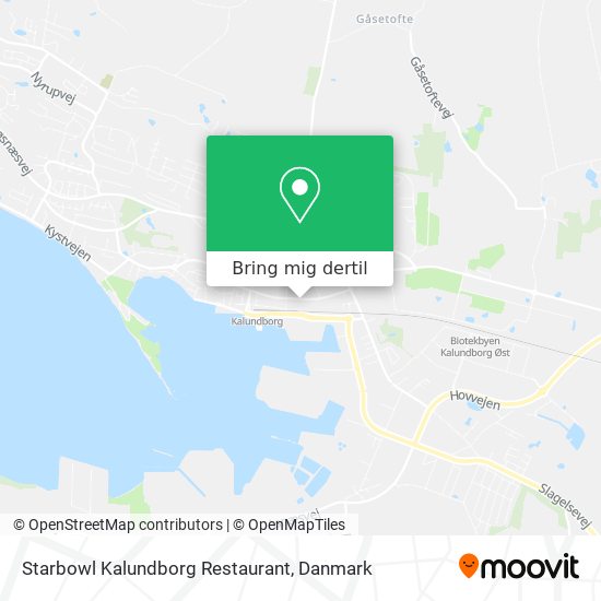 Starbowl Kalundborg Restaurant kort