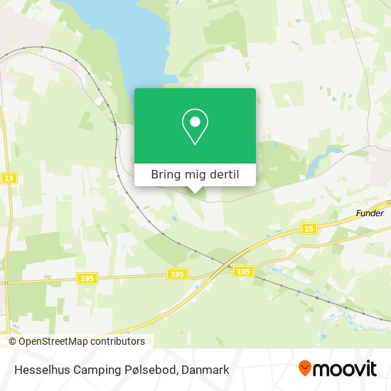 Hesselhus Camping Pølsebod kort