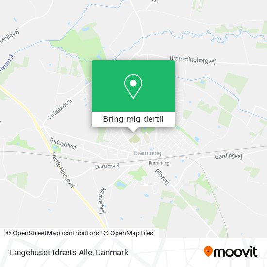 Lægehuset Idræts Alle kort