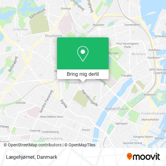 Lægehjørnet kort