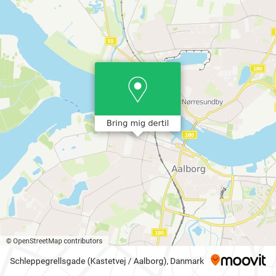 Schleppegrellsgade (Kastetvej / Aalborg) kort