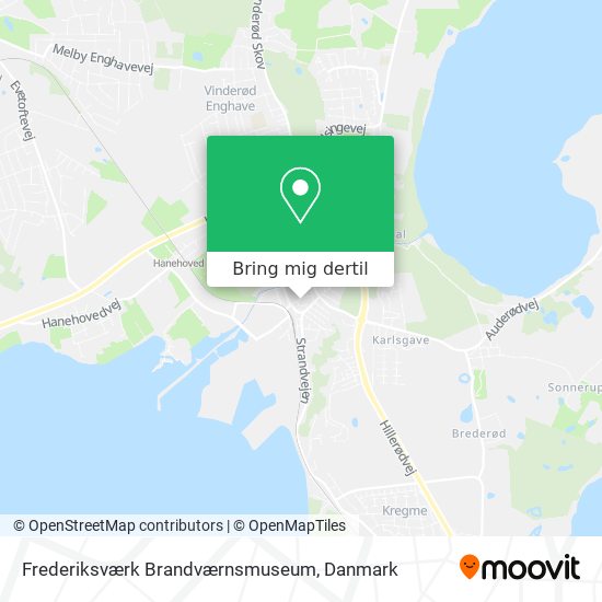 Frederiksværk Brandværnsmuseum kort