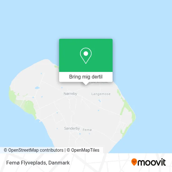 Femø Flyveplads kort