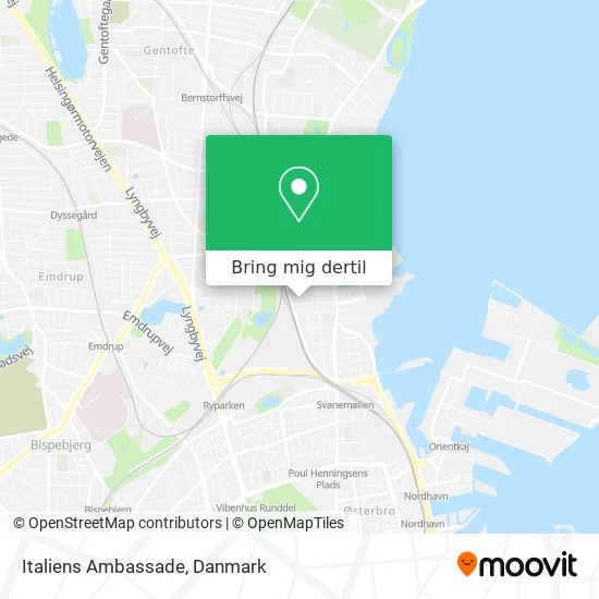 Italiens Ambassade kort