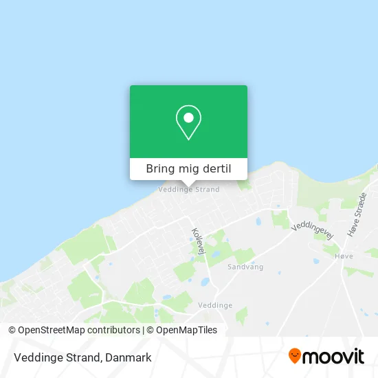 Veddinge Strand kort