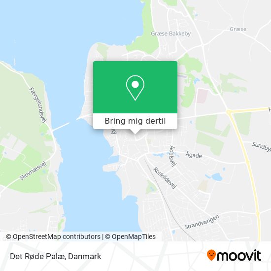 Det Røde Palæ kort