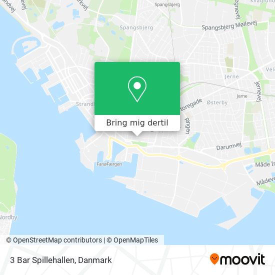 3 Bar Spillehallen kort