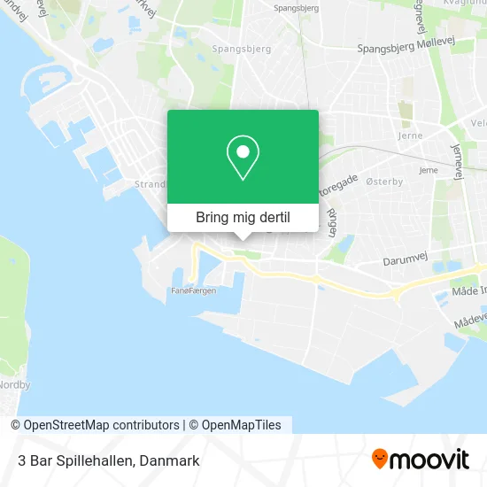 3 Bar Spillehallen kort