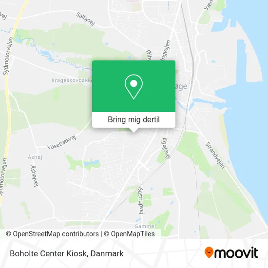 Boholte Center Kiosk kort