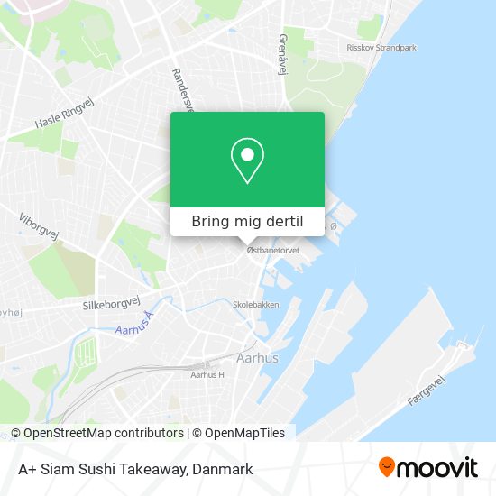 A+ Siam Sushi Takeaway kort