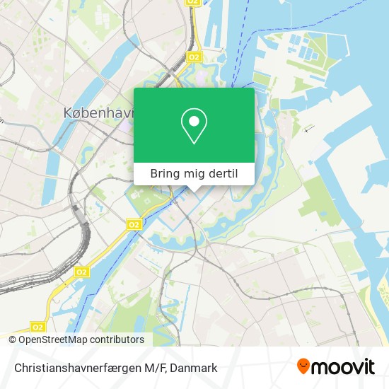 Christianshavnerfærgen M/F kort