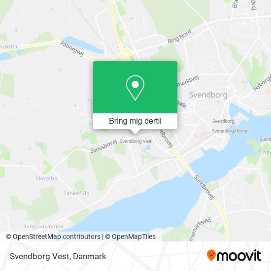 Svendborg Vest kort
