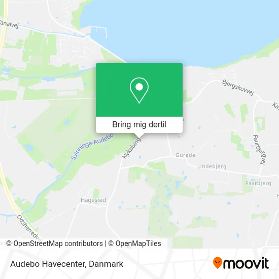 Audebo Havecenter kort