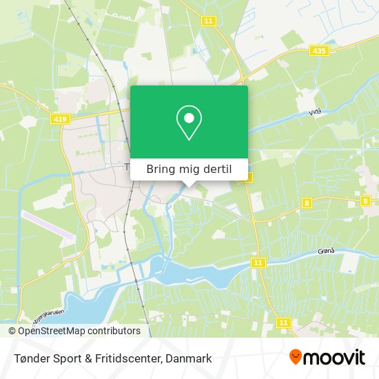 Tønder Sport & Fritidscenter kort