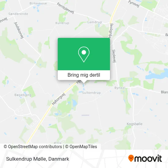 Sulkendrup Mølle kort