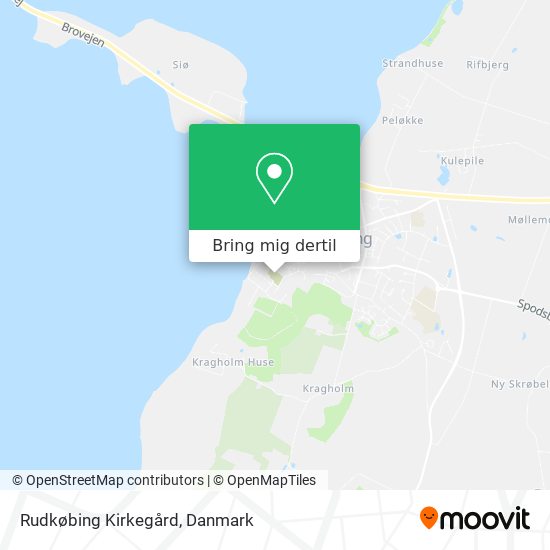 Rudkøbing Kirkegård kort