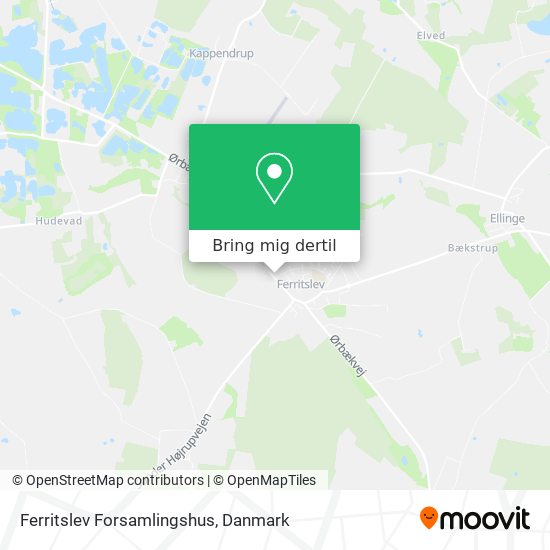 Ferritslev Forsamlingshus kort