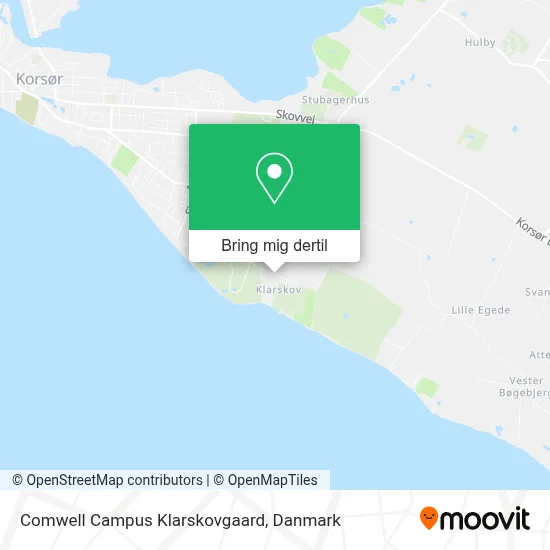 Comwell Campus Klarskovgaard kort