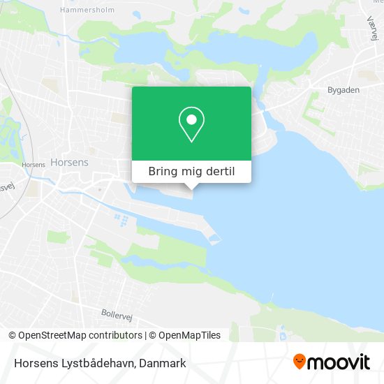 Horsens Lystbådehavn kort