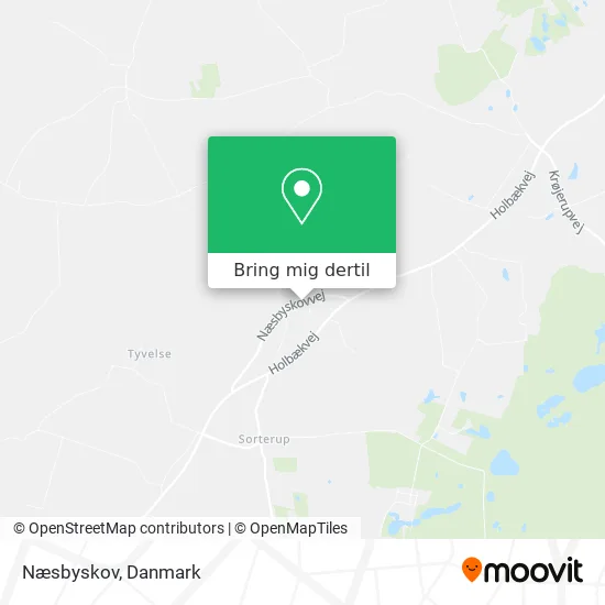 Næsbyskov kort