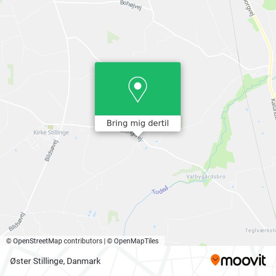 Øster Stillinge kort