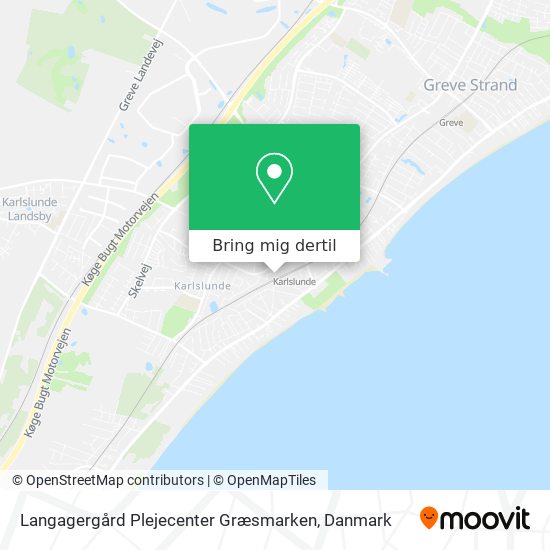 Langagergård Plejecenter Græsmarken kort