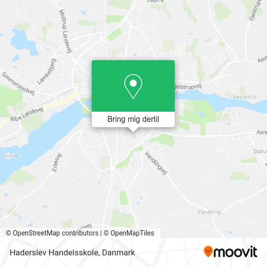 Haderslev Handelsskole kort