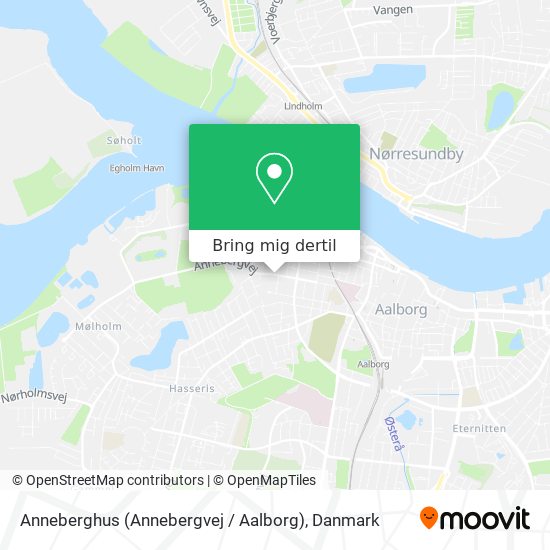 Anneberghus (Annebergvej / Aalborg) kort