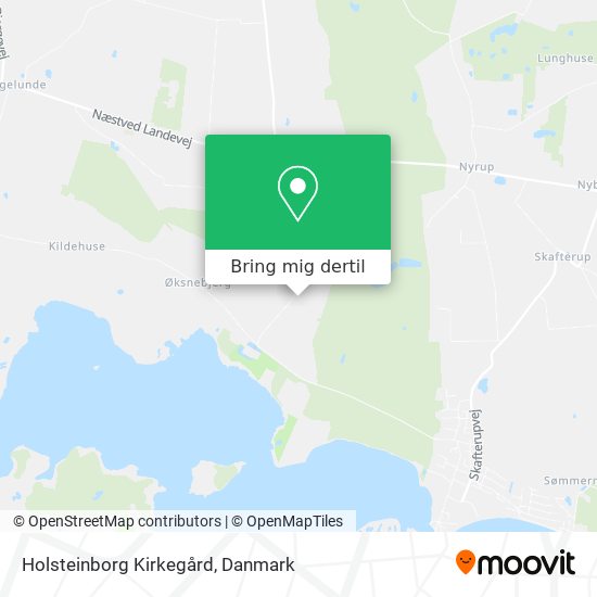 Holsteinborg Kirkegård kort