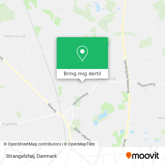 Strangelshøj kort
