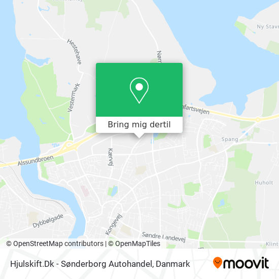 Hjulskift.Dk - Sønderborg Autohandel kort