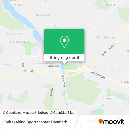 Sakskøbing Sportscenter kort