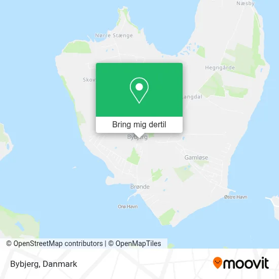 Bybjerg kort