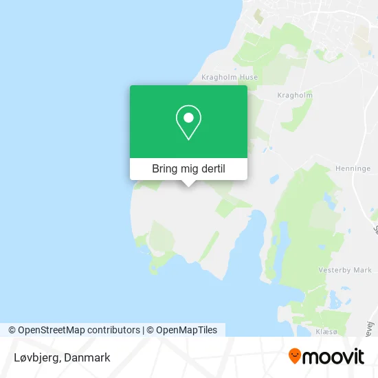 Løvbjerg kort