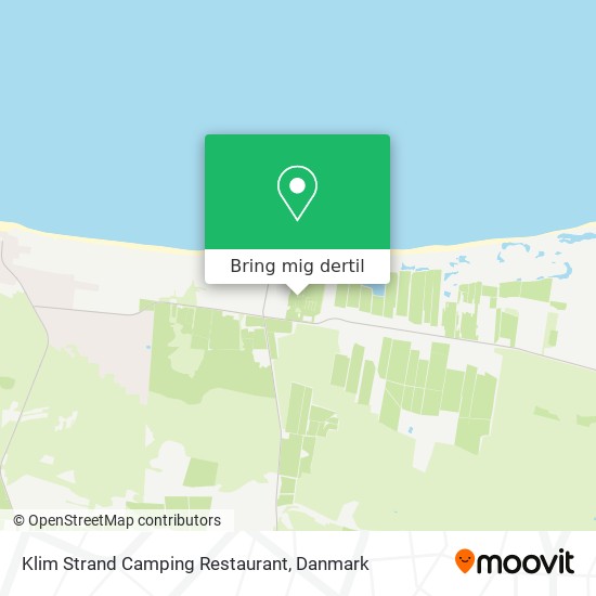 Klim Strand Camping Restaurant kort