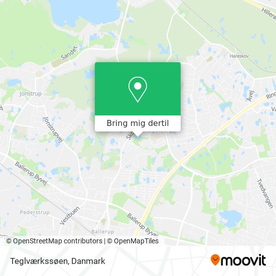 Teglværkssøen kort