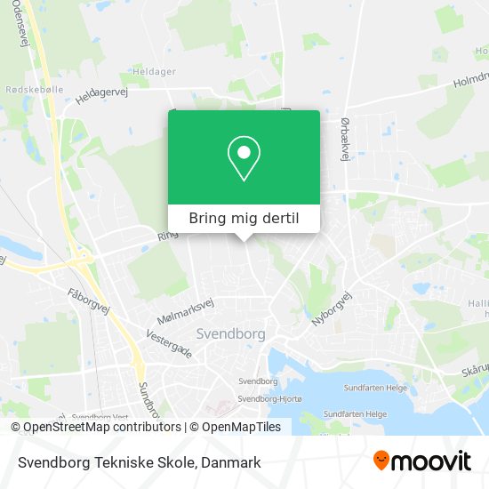 Svendborg Tekniske Skole kort