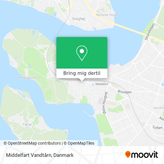 Middelfart Vandtårn kort